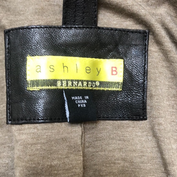 Ashley B - Bernardo leather jacket. - Picture 5 of 11